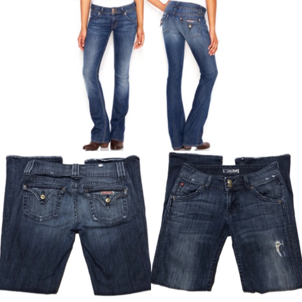 Lightly Distressed Signature Bootcut